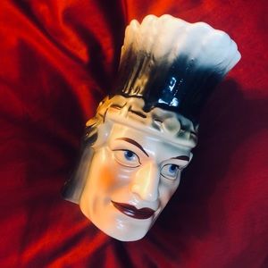 Antique VIENNA AUSTRIA Hand Painted Native American Chief Mug